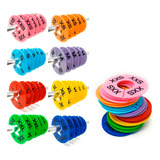 Anillos Separadores De Clóset Al Colgar Ropa En Armarios 40p Color Multicolor