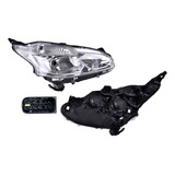 Faro Peugeot 208 2013 2014 2015 Elect S/motor Halog Depo Der