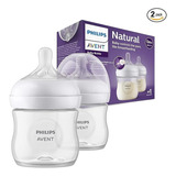 Tetero Avent Set X 2 Unidades  Antigases Natural 4 Onzas 