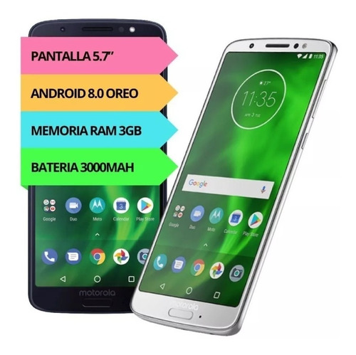 Celular Motorola Moto G6 Xt-1925 32gb 3gb Huella Full Envios