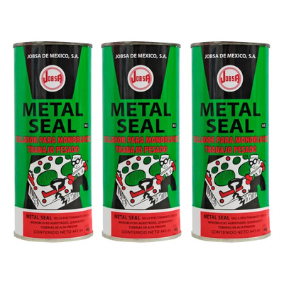 Kit 3 Metalseal Sellador Grietas Monoblock Cabezas Culata