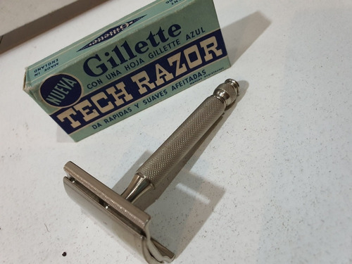Maquina De Afeitar Gillette Tech Razor-england-barberia