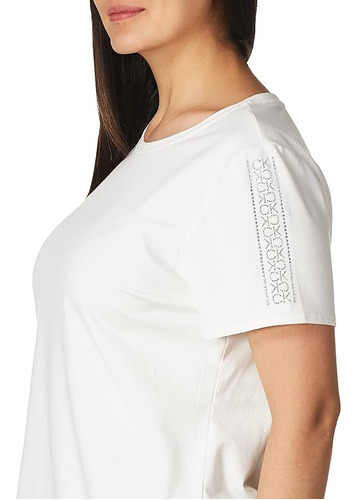 Playera Blanca Calvin Klein Algodon