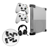 Kit Gamer Completo Bases De Controles, Audífonos Y Consola