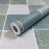 Adesivo Vinilico Lavavel P Piso Textura Terrazzo Verde 5m