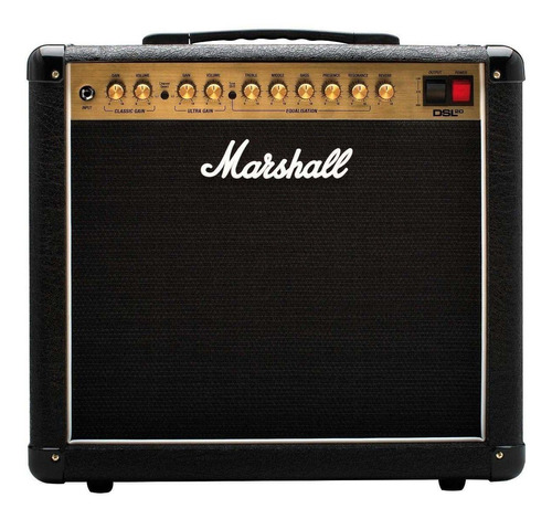 Amplificador Marshall Dsl Dsl20cr Valvular Para Guitarra 20w