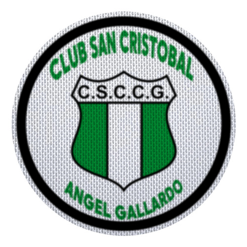 Parche Circular 7,5cm Club San Cristobal Angel Gallardo