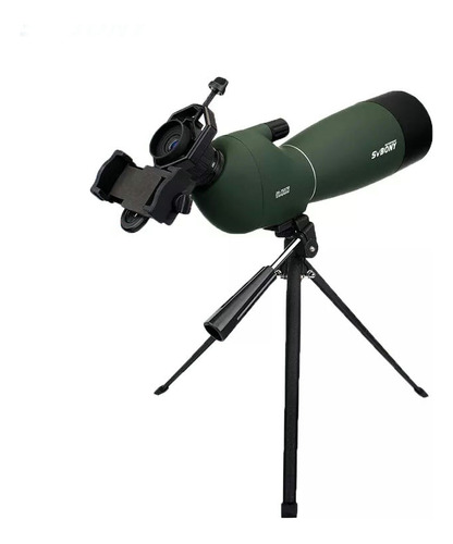 Luneta Telescópio Monóculo Svbony Sv28 25-75x70 Spotti Scope Cor Verde-escuro