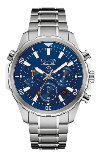 Reloj Bulova Quartz Para Hombre 96b256 Marine Star Original