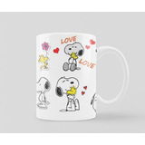 Taza Tazón Mug Snoopy Amor