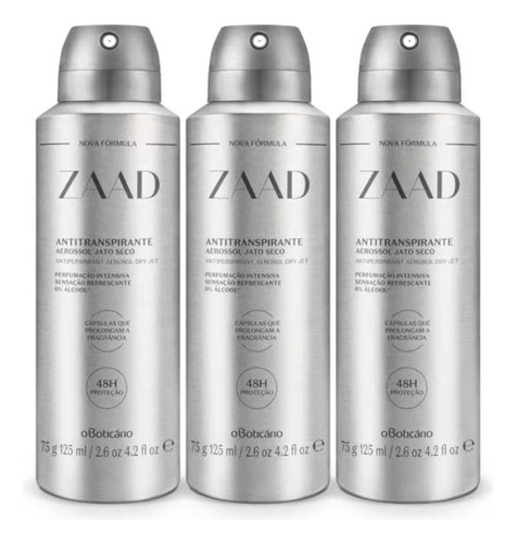 Kit Zaad Tradicional Desodorante - 75g
