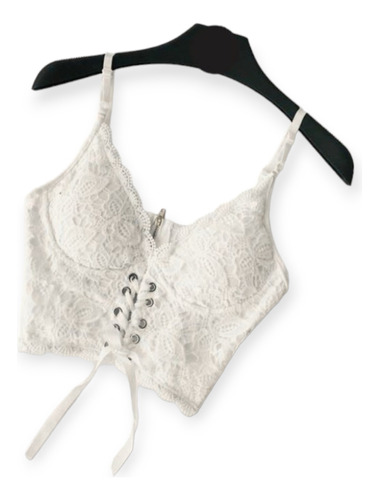 Crop Parte Bralette Brasier Top Brasier 