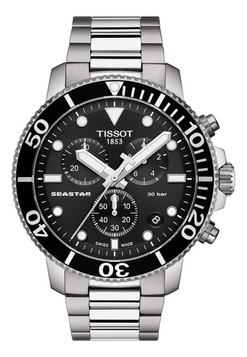 Reloj Tissot Seastar T1204171105100 660/1000, 30mm