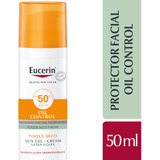 Eucerin Fps50+ Gel Crema Oil Control Toque Seco 50ml