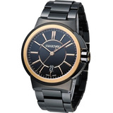 Reloj Swarovski Piazza Grande 1193960 Original E-watch Color De La Correa Negro Color Del Bisel Dorado Color Del Fondo Negro