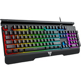 Teclado Gaming Metalico Con Modo De Iluminación Rgb Dinámico