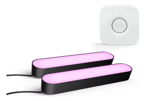 Pack Barras Led Philips Hue Play Bar Doble  Fuente + Bridge