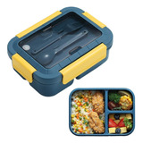 Lonchera Contenedor De Comida Lunch Box Con Cubiertos 1200ml