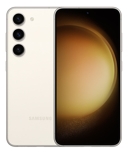 Smartphone Samsung Galaxy S23 5g, 512gb, 8gb Ram, Câmera Tripla Traseira De 50mp +12mp + 10mp, Selfie De 12mp, Tela Infinita De 6.1  Creme