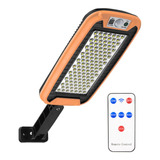 Foco Solar Exterior 124 Led Sensor De Movimiento + Control 