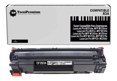 Toner Generico 83a Cf283a | Impr Laserjet M127fn M127fw M201