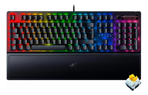 Teclado Razer Blackwidow V3 Usb Ingles Switch Yellow