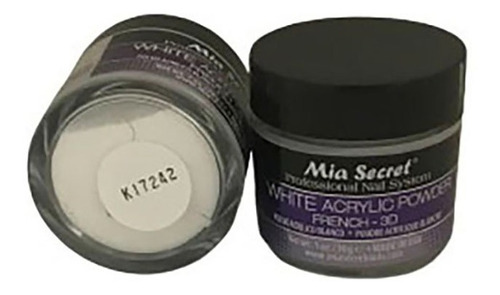 Polimero Uñas Acrilicas White 30g Mia Secret Estylosas