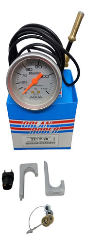 Reloj Temperatura De Agua Linea Racing 2m  Orlan Rober  52mm