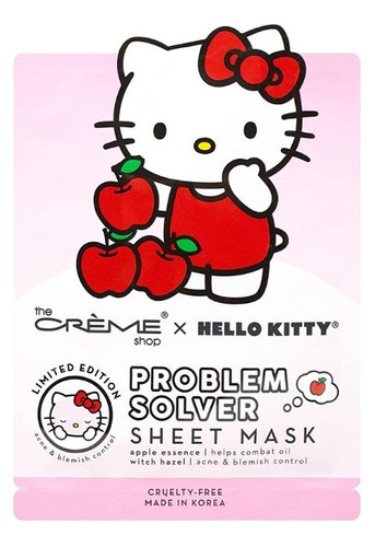 Mascarilla Antiacné Hello Kitty Problem Solver Mask