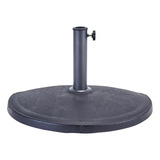 Base Para Ombrelone Aço E Concreto 15kg Cinza Naterial