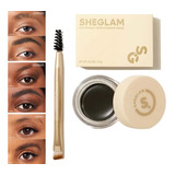 Pomada Delineadora Para Cejas Boss Brow Sheglam Ebony Color