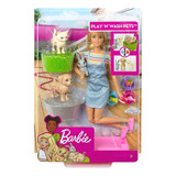 Muñeca Barbie Con Animales Mascotas Con Accesorios Mattel