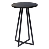 3 Mesa Bistro Ø60 + 5 Mesa Jardim Ripada Ø 90cm Em Alumínio