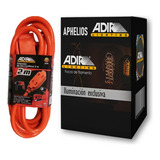 Extension Electrica Naranja Uso Rudo De 2m Cal. 16 Adir 2630