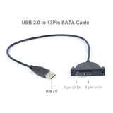 Cable Adaptador Slim Sata A Usb P/ Lectoras (hacerla Externa