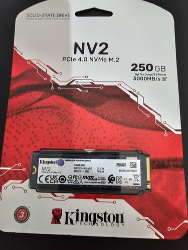 Ssd Nvme 250gb Kingston