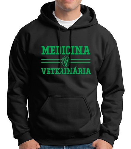 Moletom Canguru Medicina Veterinária Animais Profissão Facul
