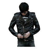 Chamarra Rocker Slim Negra, Mi Estilo Biker