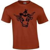 Playera Cuernos Largos De Texas, Longhorns Mod. 03