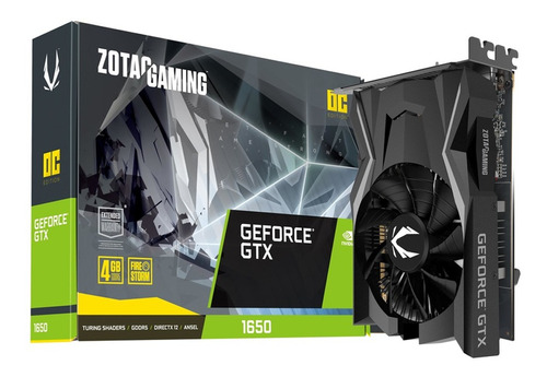 Tarjeta Gráfica Zotac Gaming Geforce Gtx 1650 Oc 4gb