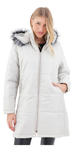 Campera Larga Liviana Impermeable Rompeviento Mujer Lleruc 8