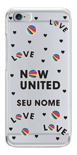 Capinha De Celular Compatível Com Nome Now United Love
