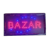 Letreros Led Luminoso Bazar 48x25cm 