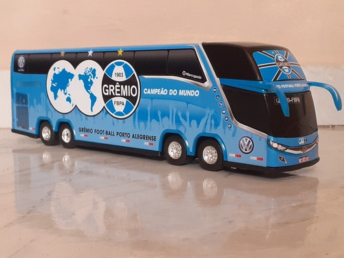 Carrinho Ônibus Gremio De Brinquedo 2 Andares 
