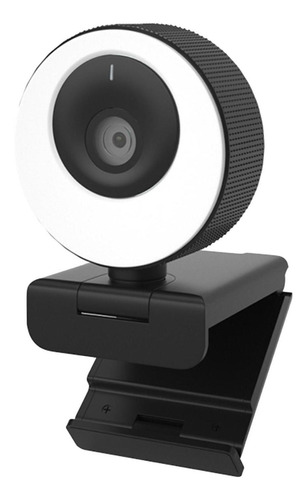 1080p Webcam 60fps Com Anel De Luz Tampa De Privacidade