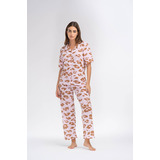 Camisero Pijama Promesse By Woman Short 15211 Softy Wild