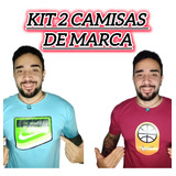 Camisa Masculina  De Marca - Kit 2 Unidades - G