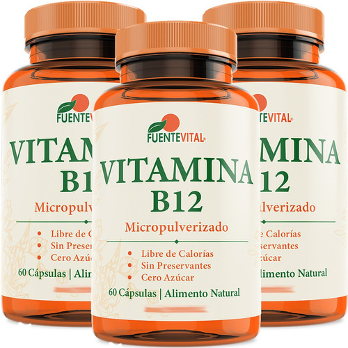 6 Meses Vitamina B12 553mg 180 Caps Vegetal Envio Gratis