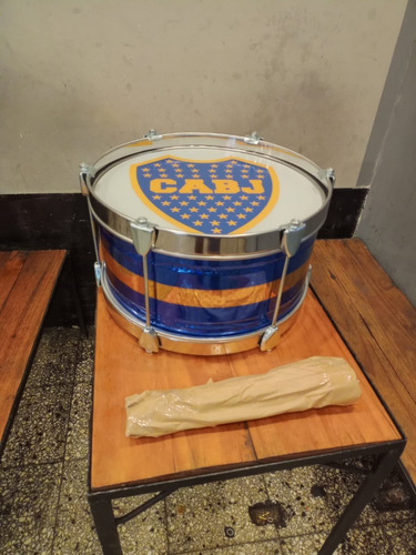 Bombo De Boca 14  Con Mazo Y Correa