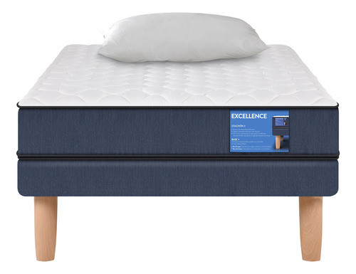 Cama Europea Excellence 1p + Almohada Cic